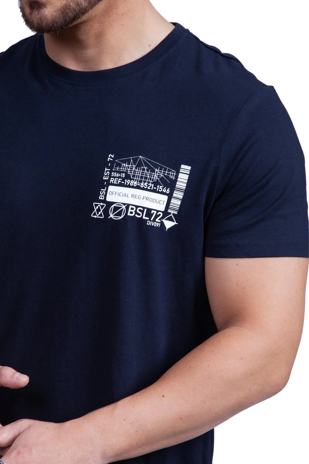Samwell Chest Print Tee - Image 6
