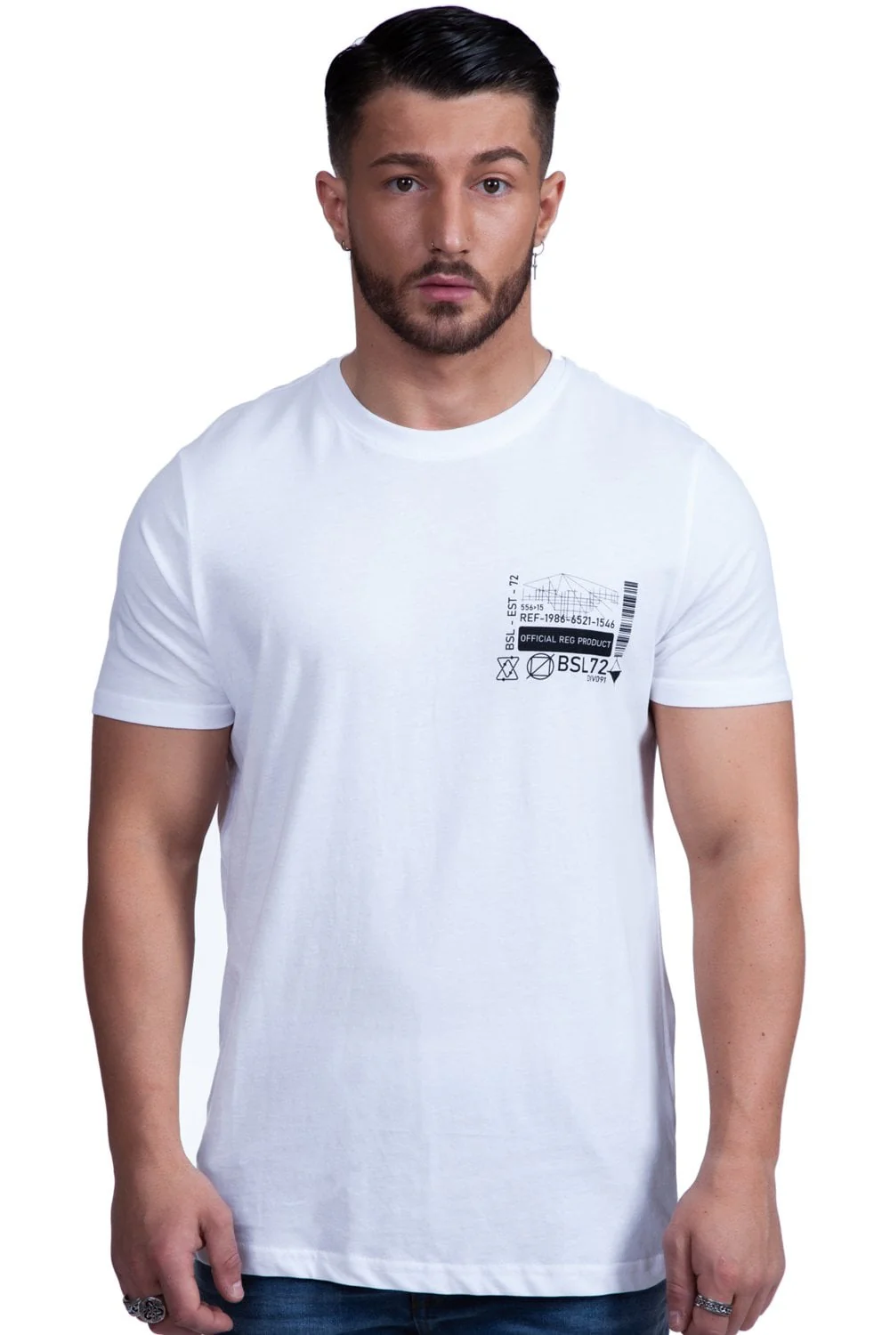 Samwell Chest Print Tee - Image 8