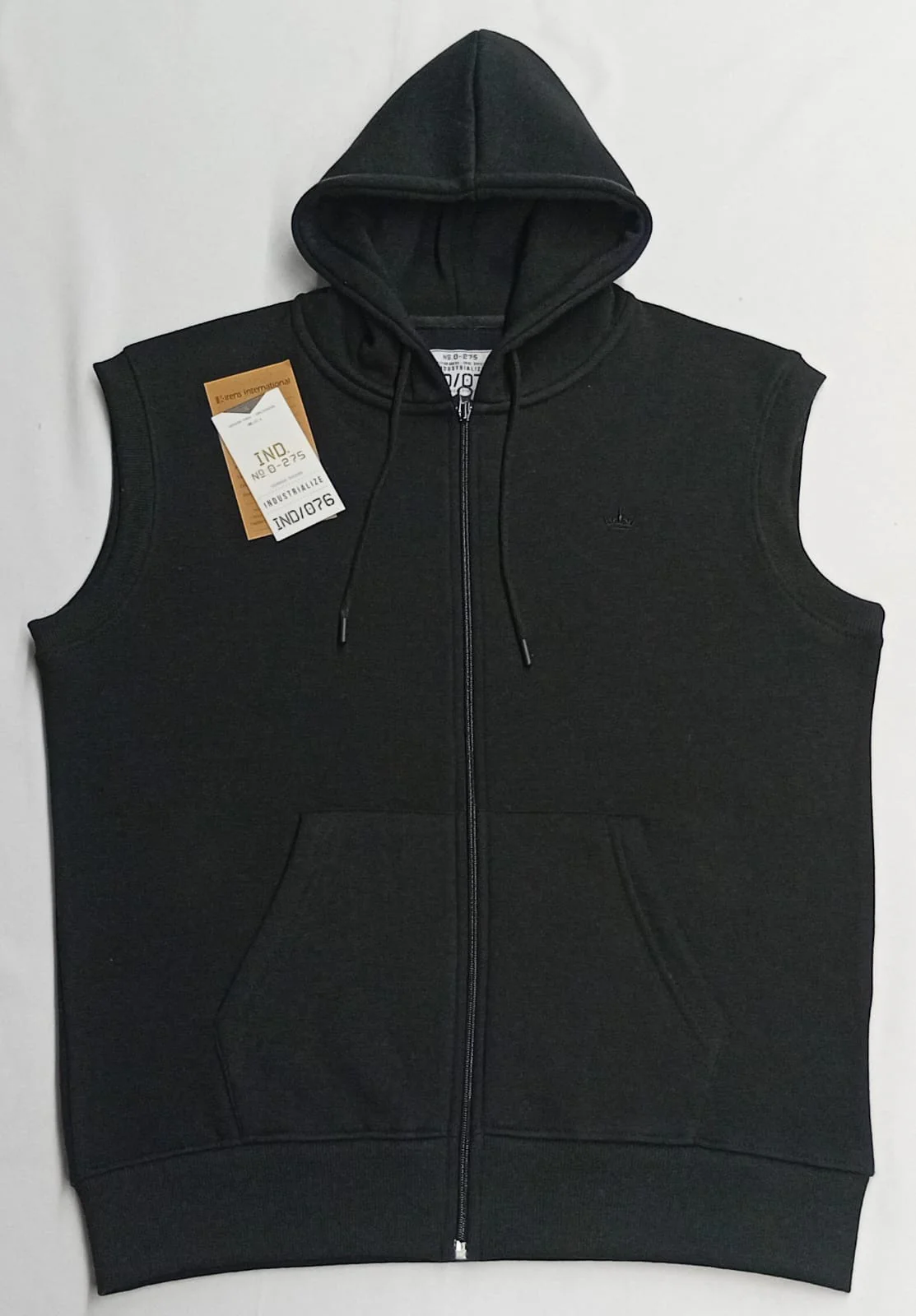 Sleeveless Zipped Hoody - Image 10