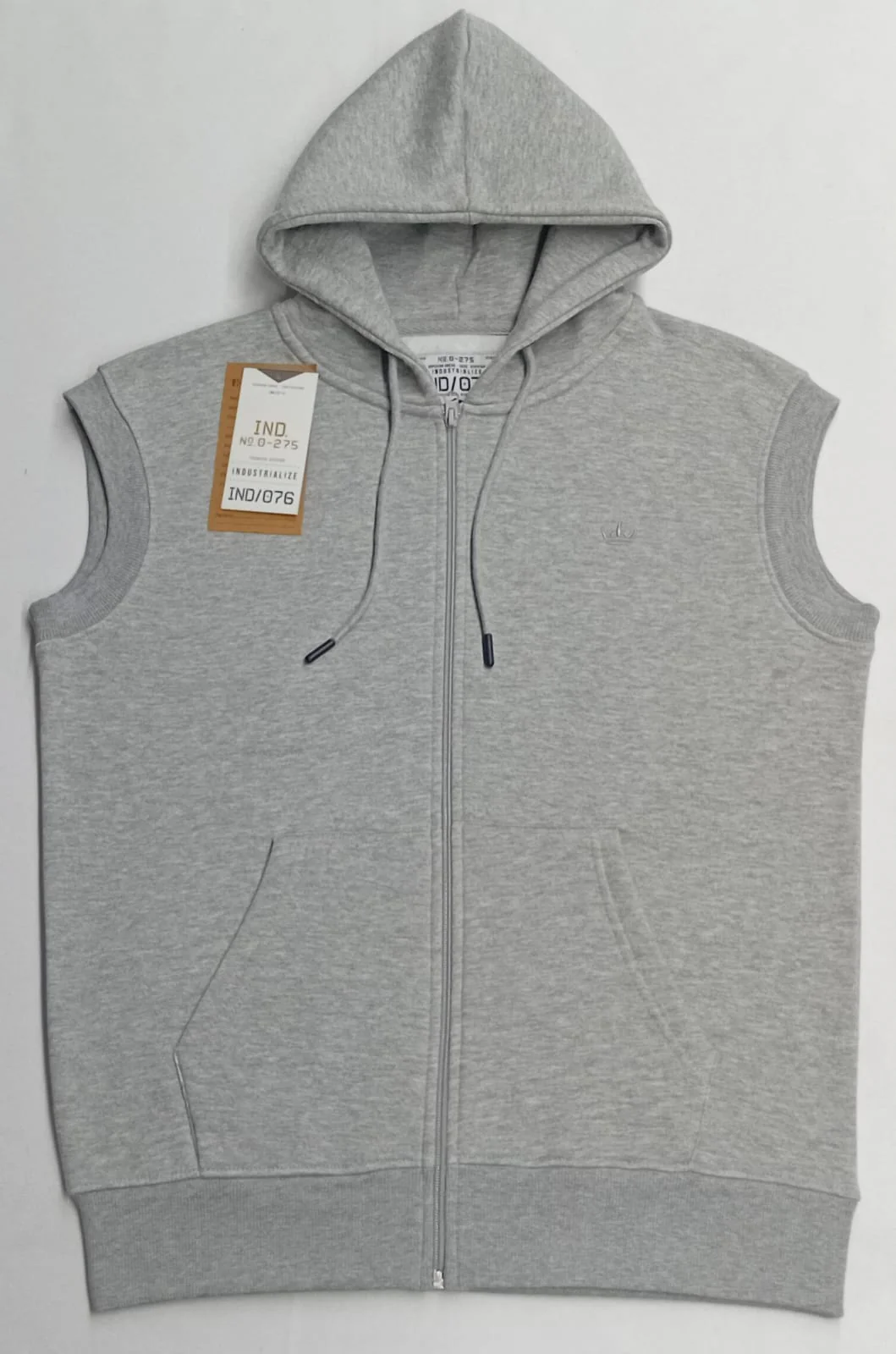 Sleeveless Zipped Hoody - Image 13