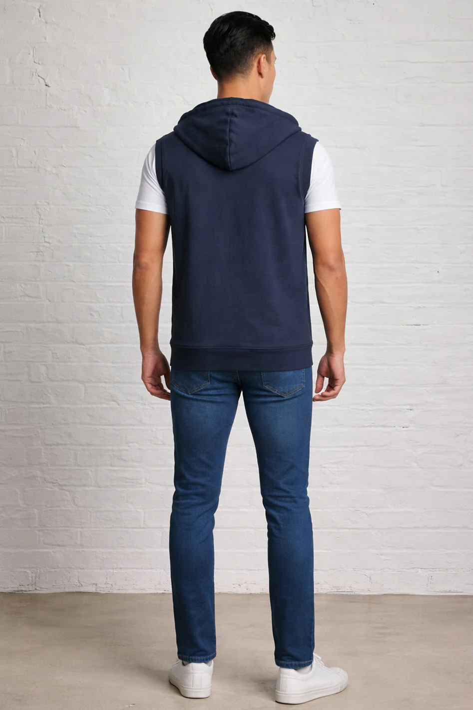 Sleeveless Zipped Hoody - Image 15