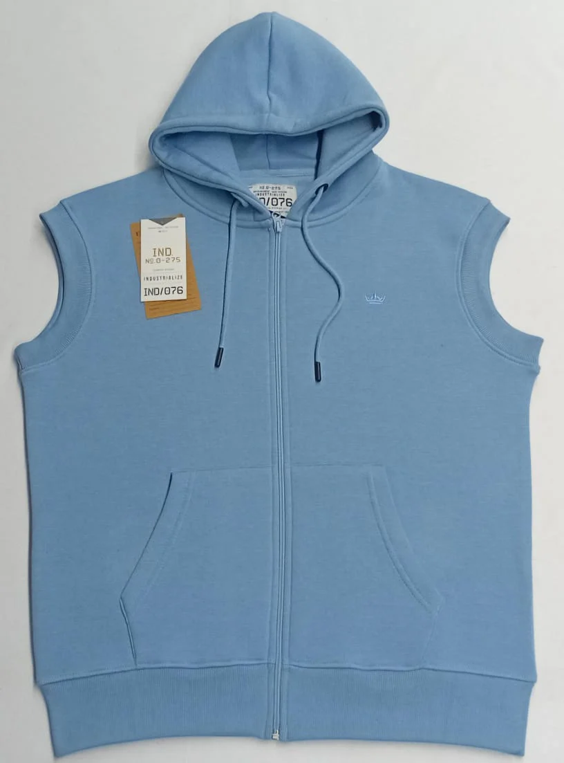 Sleeveless Zipped Hoody - Image 20