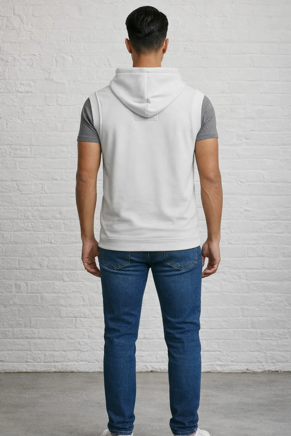 Sleeveless Zipped Hoody - Image 24