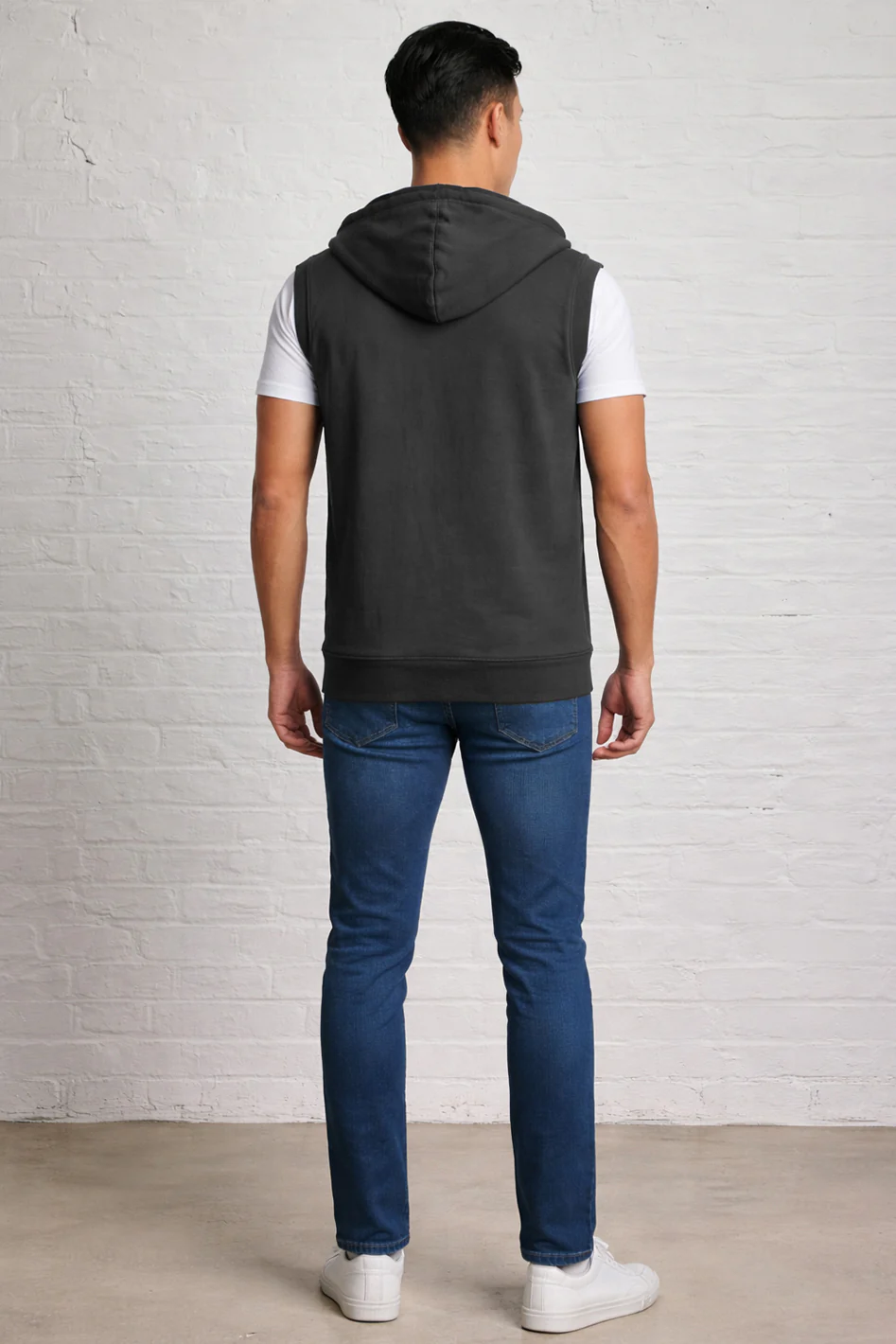 Sleeveless Zipped Hoody - Image 29