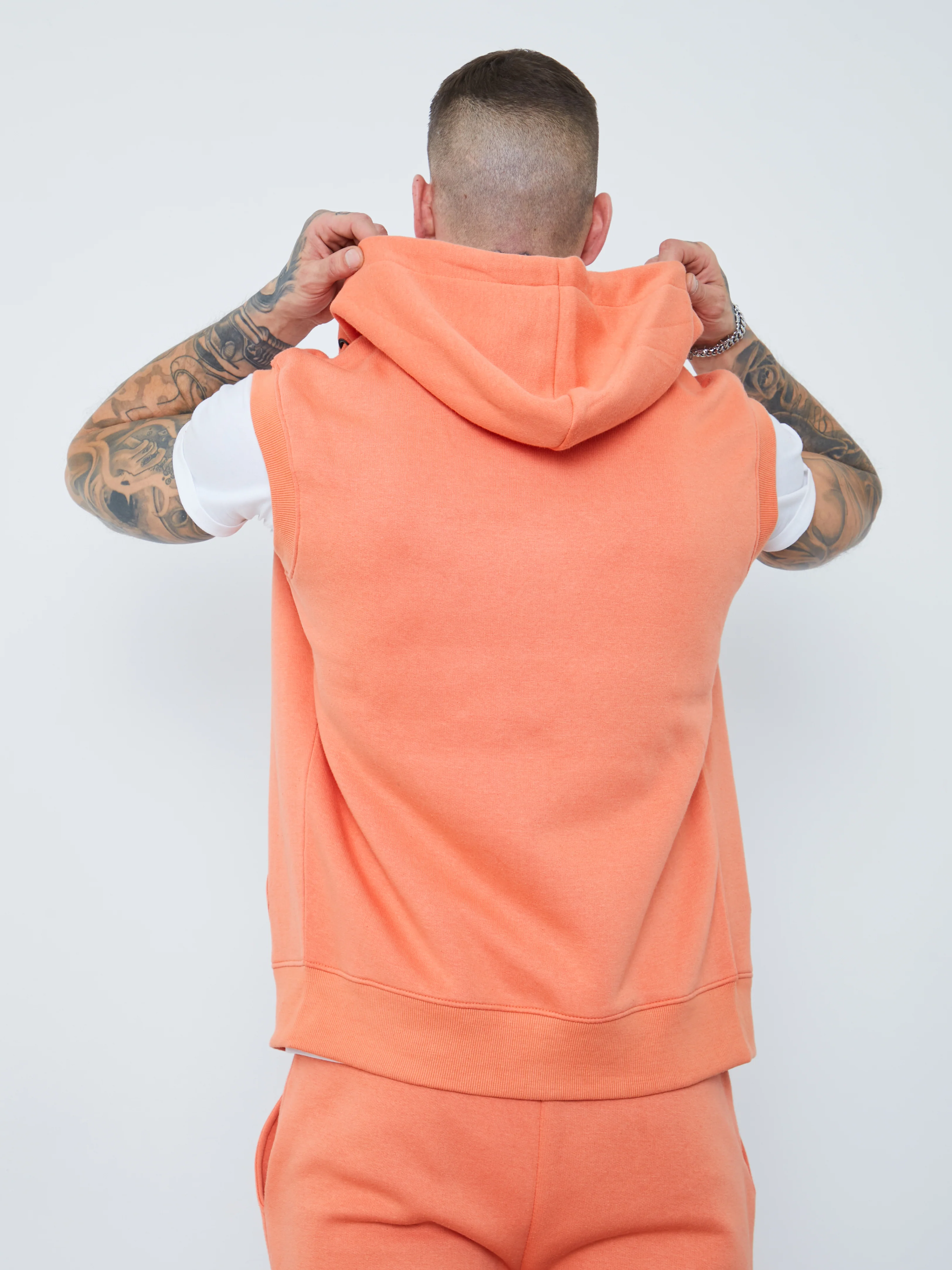 Sleeveless Zipped Hoody - Image 3