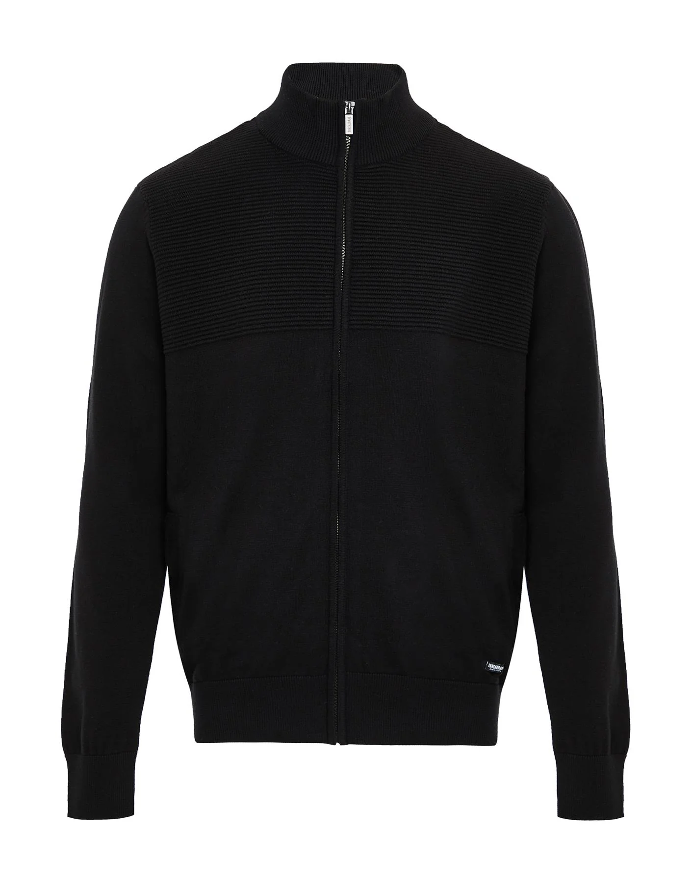 Mens Cardigan Zip Corsac - Image 3