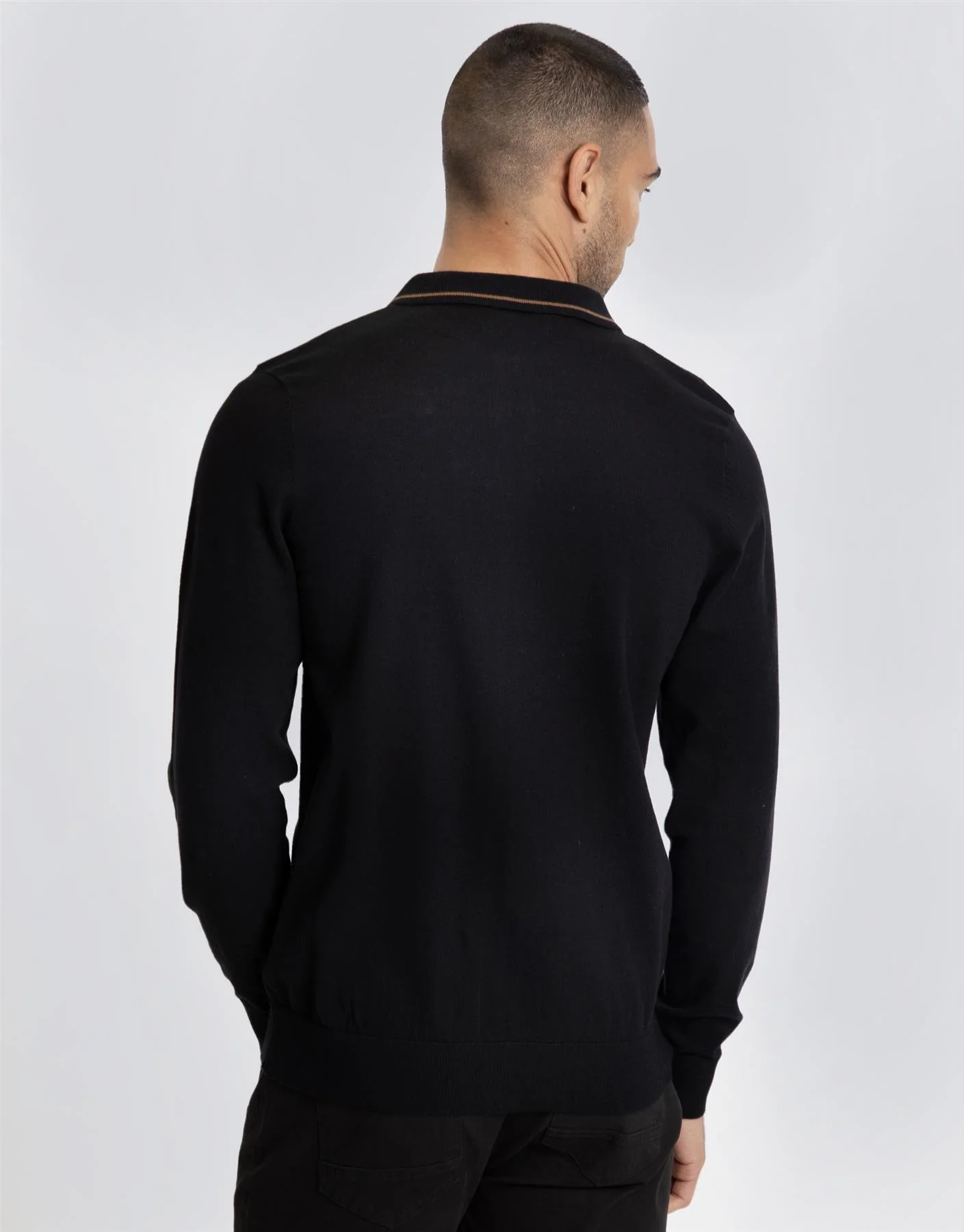 Mens Jumper Polo Barrow - Image 2