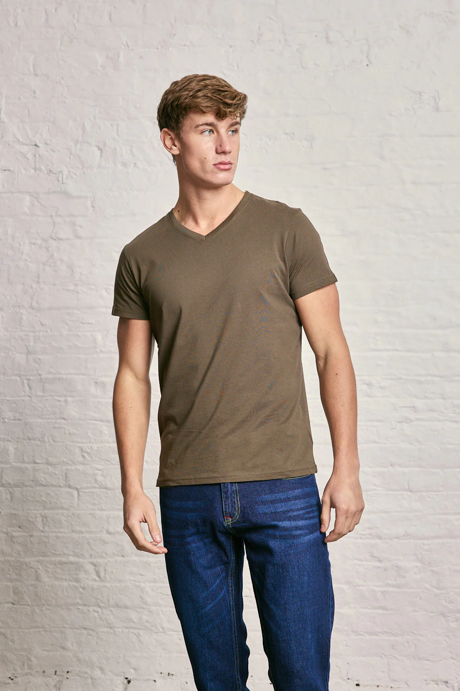 IN V Neck T-Shirt - Image 3